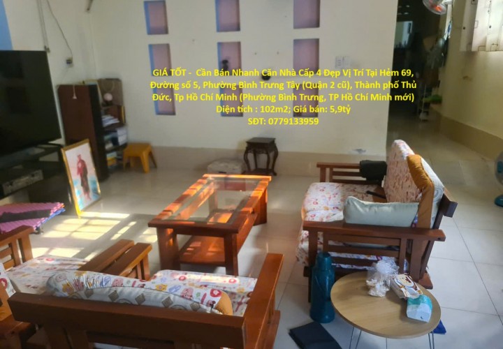 GIÁ TỐT -  Cần Bán Nhanh Căn Nhà Cấp 4 Đẹp Vị Trí Tại Thành phố Thủ Đức, Tp Hồ Chí Minh