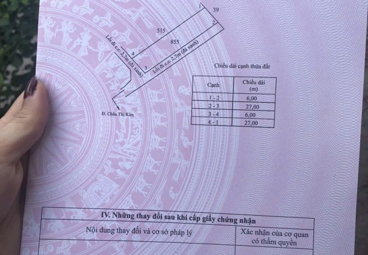 ĐẤT SIÊU ĐẸP – GIÁ TỐT – CHÍNH CHỦ BÁN LỖ  LÔ GÓC 2 MẶT TIỀN Đường Châu Thị Kim TP Tân An, Long An