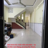 BÁN NHÀ ĐÚC THẬT HẺM AN NINH – Tại Phường Tân Thành, quận Tân Phú– GIÁ 6,5 TỶ