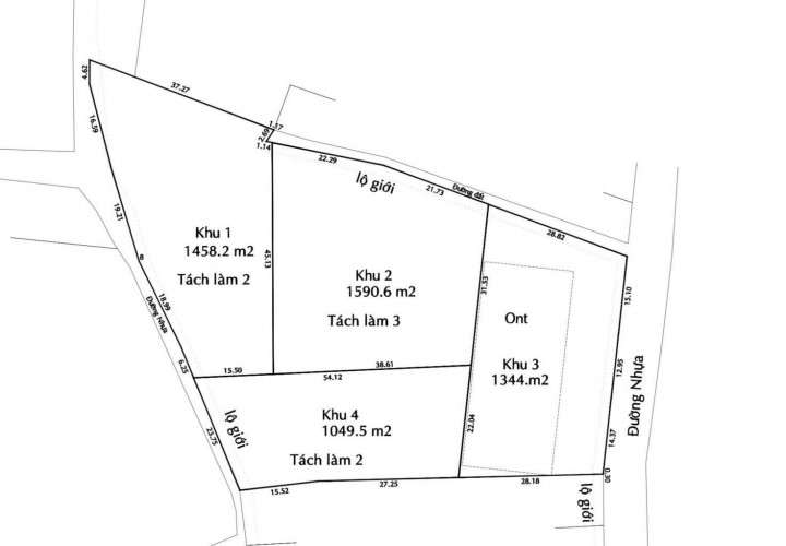 ĐẤT ĐẸP– GIÁ TỐT–CHÍNH CHỦ CẦN BÁN ĐẤT 3 MẶT TIỀN Đường Đào Thị Thơm, Xã An Nhơn Tây, Củ Chi, TP.HCM