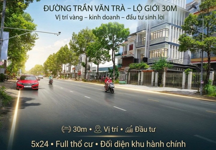 CHÍNH CHỦ Cần Bán ĐẤT TRẦN VĂN TRÀ Phường Hưng Phú, Quận Cái Răng, Cần Thơ - THỔ CƯ 100%