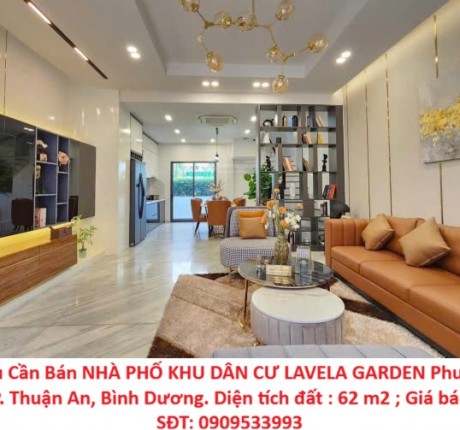 BÁN NHÀ PHỐ KHU DÂN CƯ LAVELA GARDEN PHƯỜNG AN PHÚ, TP.HCM (phường bình chuẩn, bình dương)
