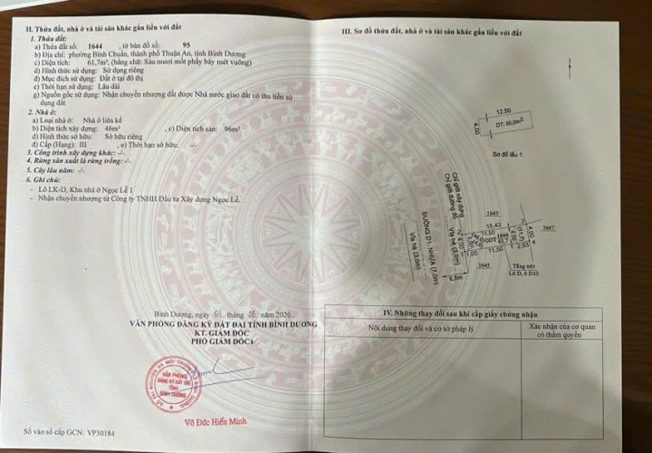 BÁN NHÀ PHỐ KHU DÂN CƯ LAVELA GARDEN PHƯỜNG AN PHÚ, TP.HCM (phường bình chuẩn, bình dương)