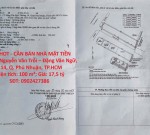 HOT HOT - CẦN BÁN NHÀ MẶT TIỀN Đường Nguyễn Văn Trỗi – Đặng Văn Ngữ, P.14, Q. Phú Nhuận, TP.HCM