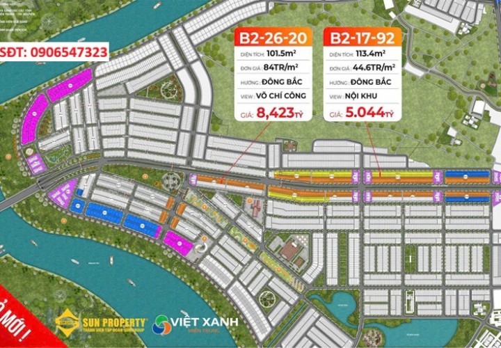 HÀNG HOT VÕ CHÍ CÔNG - Chốt ngay 7 lô đất nền Sun Group mặt tiền Võ Chí Công,TP. Đà Nẵng.