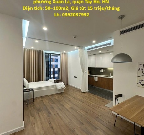 CHÍNH CHỦ CHO THUÊ CĂN HỘ 1PN & 2PN – 6TH ELEMENT vị trí đẹp KĐT mới tây Hồ Tây, quận Tây Hồ, HN