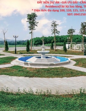 ĐẤT NỀN DỰ ÁN –GIÁ ƯU ĐÃI –CẦN BÁN LÔ ĐẤT KĐT Sao mai Residence)TẠI Xã Sao Vàng, Thọ Xuân, Thanh Hóa