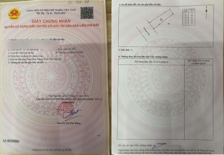 NHÀ ĐẸP - GIÁ TỐT - CHÍNH CHỦ Bán Nhà Mặt Tiền Kinh Doanh Chợ Thái, Phan Đình Phùng, Thái Nguyên