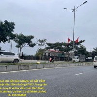 ĐẤT ĐẸP - GIÁ ƯU ĐÃI BÁN NHANH LÔ ĐẤT TIỀM NĂNG Bám mặt tiền 150m đường ĐT477, Trung tâm thị trấn Me