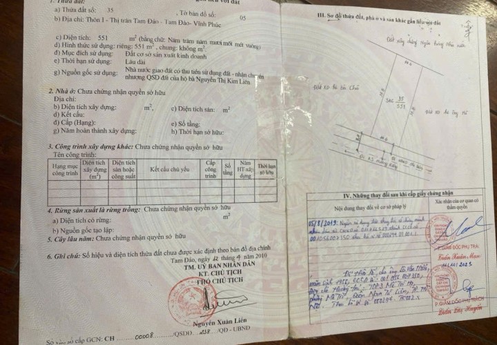 BÁN KHÁCH SẠN GIA LÊ – VỊ TRÍ VÀNG- SINH LỜI CAO cơ hội đầu tư hiếm có khu vực trung tâm Tam Đảo