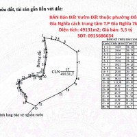 BÁN Bán Đất Vườn Đất thuộc phường Đông Gia Nghĩa cách trung tâm T.P Gia Nghĩa 7km