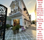 HÓT HÓT !!!NHANH TAY SỞ HỮU NGAY CĂN BIỆT THỰ SIÊU ĐẸP Vị Trí Tại Thành Phố Cần Thơ ( Sóc Trăng cũ )