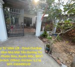 ĐẦU TƯ SINH LỜI - Chính Chủ Bán Đất Kèm Nhà Mặt Tiền Đường Thị Trấn Phước Bửu, Xuyên Mộc, BRVT