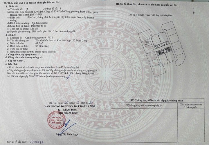 CĂN HỘ TIỆN ÍCH - GIÁ TỐT CHÍNH CHỦ Cần Bán Nhanh căn chung cư T&T Dc Complex 120 Định Công, quận Hoàng Mai, HN