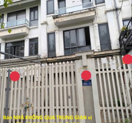 Bán NHÀ KHÔNG QUA TRUNG GIAN vị trí liền kề D24-NV14, ô số 13 khu Gleximco Lê Trọng Tấn, HN