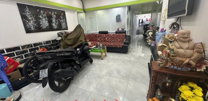 BÁN NHANH CĂN NHÀ MẶT TIỀN PHẠM VẤN, P. PHÚ THỌ HÒA, Q.TÂN PHÚ - 83,63m2 - 4,9tỷ (TL) - Xe Hơi Đậu Cửa