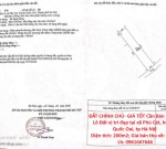 ĐẤT CHÍNH CHỦ- GIÁ TỐT Cần Bán Nhanh Lô Đất vị trí đẹp tại huyện Quốc Oai, tp Hà Nội