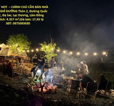 HOT HOT HOT – CHÍNH CHỦ CẦN BÁN NHÀ & ĐẤT NGHỈ DƯỠNG Thôn 2, Đường Quốc lộ 27C, Đạ Sar, Lạc Dương, Lâm Đồng
