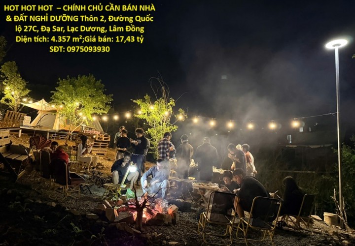 HOT HOT HOT  – CHÍNH CHỦ CẦN BÁN NHÀ & ĐẤT NGHỈ DƯỠNG Thôn 2, Đường Quốc lộ 27C, Đạ Sar, Lạc Dương, Lâm Đồng