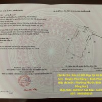 Chính Chủ  Bán Lô Đất Đẹp Tại Xã Bình Sơn , Huyện Phú Riềng T. Bình Phước