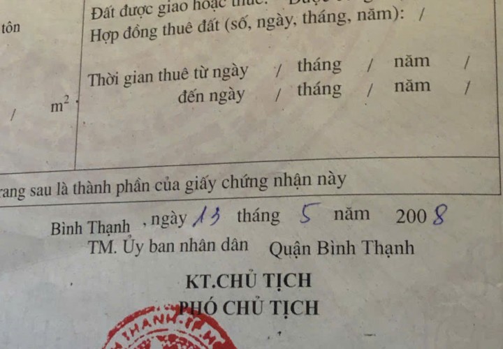 NHÀ ĐẸP GIÁ TỐT – CHÍNH CHỦ CẦN BÁN NHÀ PHAN VĂN TRỊ – Phường 12, Quận Bình Thạnh, TP Hồ Chí Minh