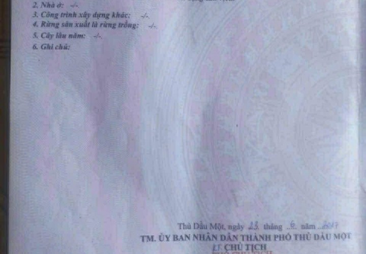 HOT HOT ĐẤT  ĐẸP – GIÁ TỐT – CHÍNH CHỦ BÁN ĐẤT Tại Phường Phú Mỹ, TP Thủ Dầu Một, Bình Dương