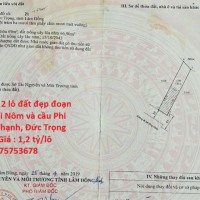 CHÍNH CHỦ Bán 2 lô đất đẹp đoạn giữa ngã ba phi Nôm và cầu Phi Nôm Xã Hiệp Thạnh, Đức Trọng