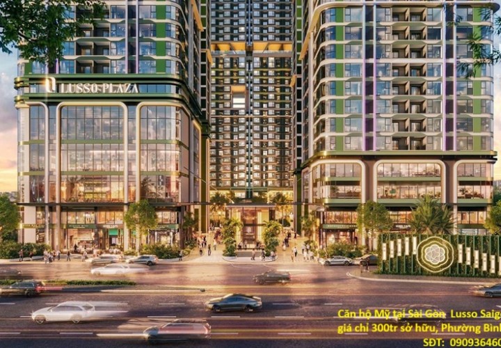 Căn hộ Mỹ tại Sài Gòn  Lusso Saigon tiêu chuẩn 5 sao giá chỉ 300tr sở hữu, Phường Bình Hòa, TP Thuận An