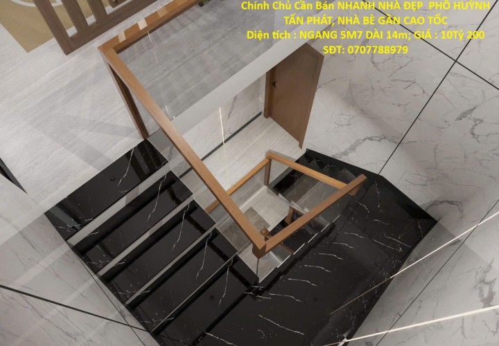 Chính Chủ Cần Bán NHANH NHÀ ĐẸP  PHỐ HUỲNH TẤN PHÁT, NHÀ BÈ GẦN CAO TỐC