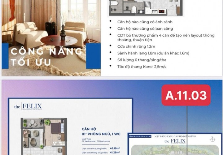 CĂN HỘ  ĐẸP  - GIÁ TỐT Bán căn hộ Opal Skyline view Hồ Bơi Phường Lái Thiêu, Thành phố Thuận An