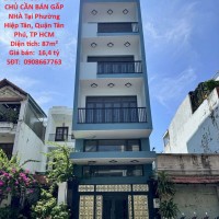 HOT HOT – ĐẦU TƯ LÀ SINH LỜI- CHÍNH CHỦ CẦN BÁN GẤP NHÀ Tại Phường Hiệp Tân, Quận Tân Phú, TP HCM