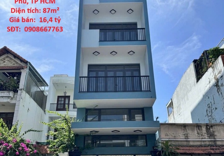 HOT HOT – ĐẦU TƯ LÀ SINH LỜI- CHÍNH CHỦ CẦN BÁN GẤP NHÀ Tại Phường Hiệp Tân, Quận Tân Phú, TP HCM