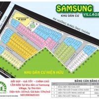 ĐẤT ĐẸP – GIÁ TỐT  – CHÍNH CHỦ CẦN BÁN Tại khu dân cư Samsung Village, Tp Thủ Đức