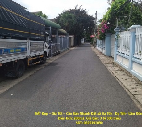 ĐẤT Đẹp – Giá Tốt – Cần Bán Nhanh Đất xã Đạ Tẻh - Đạ Tẻh– Lâm Đồng