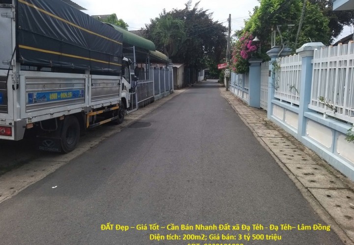 ĐẤT Đẹp – Giá Tốt – Cần Bán Nhanh Đất xã Đạ Tẻh - Đạ Tẻh– Lâm Đồng