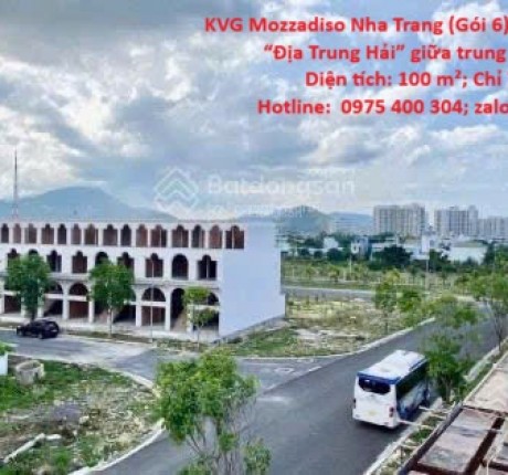 KVG Mozzadiso Nha Trang (Gói 6)– Sở hữu Shophouse “Địa Trung Hải” giữa trung tâm phố biển!