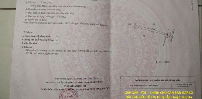 GẤP GẤP - TÔI - CHÍNH CHỦ CẦN BÁN GẤP LÔ ĐẤT GIÁ SIÊU TỐT Vị Trí Tại Huyện Đồng Phú, Tỉnh Bình Phước