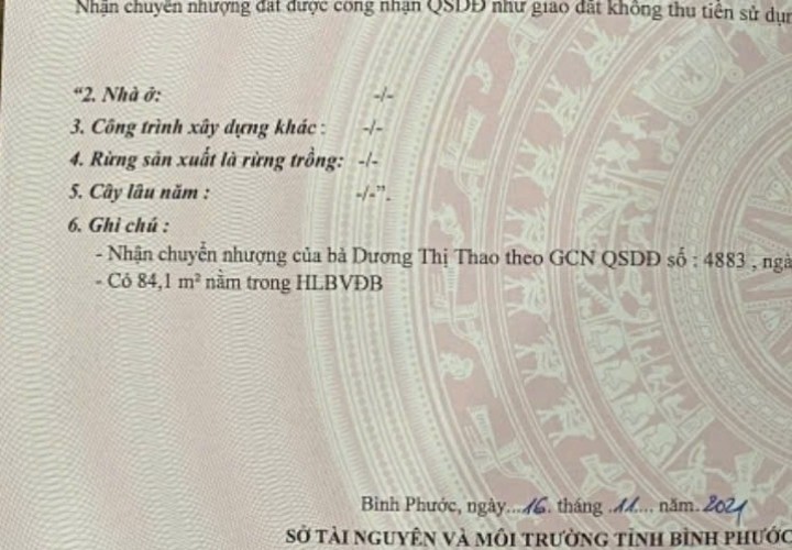 GẤP GẤP - TÔI -  CHÍNH CHỦ CẦN BÁN GẤP LÔ ĐẤT GIÁ SIÊU TỐT Vị Trí Tại Huyện Đồng Phú, Tỉnh Bình Phước