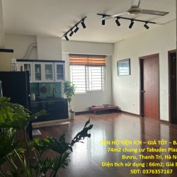CĂN HỘ TIỆN ÍCH – GIÁ TỐT – BÁN căn góc 74m2 chung cư Tabudec Plaza – Cầu Bươu, Thanh Trì, Hà Nội