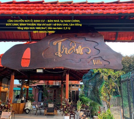 CẦN CHUYỂN NƠI Ở, ĐỊNH CƯ – BÁN NHÀ Tại NAM CHÍNH, ĐỨC LINH, BÌNH THUẬN