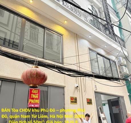 BÁN Tòa CHDV khu Phú Đô – phường Phú Đô, quận Nam Từ Liêm, Hà Nội Mới 100%