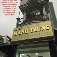 NHÀ ĐẸP – GIÁ TỐT –CHÍNH CHỦ CẦN BÁN CĂN NHÀ tại 146 Lê Thúc Hoạch, P.Tân Sơn Nhì, Q.Tân Phú, TP.HCM
