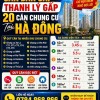 SIÊU HÓT !!! CẮT LỖ SÂU – SỞ HỮU CHUNG CƯ HÀ ĐÔNG GIÁ CHỈ TỪ 2.9 TỶ – Vào Ở Ngay