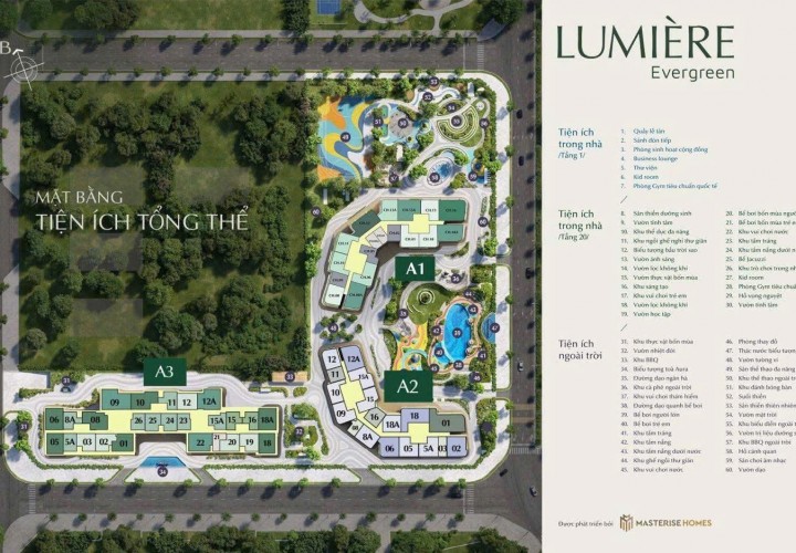 CHÍNH CHỦ BÁN STUDIO LUMIERE EVERGREEN VIEW ĐẸP – Tại Phường Tây Mỗ, Nam Từ Liêm, Hà Nội
