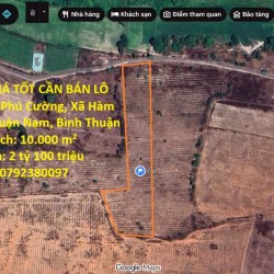 ĐẤT ĐẸP –GIÁ TỐT CẦN BÁN LÔ ĐẤT tại Thôn Phú Cường, Xã Hàm Kiệm, Hàm Thuận Nam, Bình Thuận