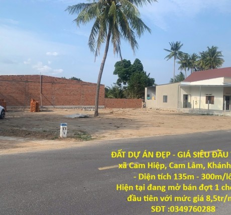 ĐẤT NỀN 100% FULL THỔ CƯ - GIÁ SIÊU ĐẦU TƯ TẠI xã Cam Hiệp Nam, Cam Lâm, Khánh Hòa
