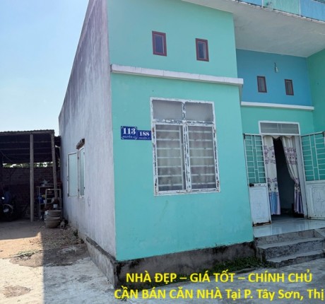 NHÀ ĐẸP – GIÁ TỐT – CHÍNH CHỦ CẦN BÁN CĂN NHÀ Tại P. Tây Sơn, Thị Xã An khê , Gia Lai