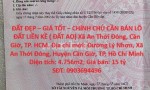 ĐẤT ĐẸP – GIÁ TỐT – CHÍNH CHỦ CẦN BÁN LÔ ĐẤT LIỀN KỀ ( ĐẤT AO) Xã An Thới Đông, Cần Giờ, TP. HCM