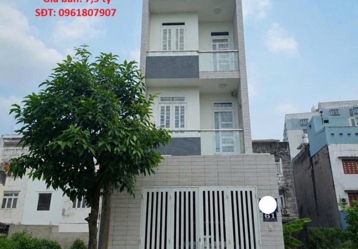 NHÀ PHỐ VEN SÔNG – KDC PHÚ LỢI QUẬN 8 – 4x24m – GIÁ 7,9 TỶ