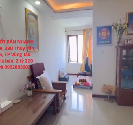 CĂN HỘ ĐẸP - GIÁ TỐT BÁN NHANH CĂN HỘ SƠN THỊNH 9, 23D Thùy Vân, Phường Thắng Tam, TP Vũng Tàu